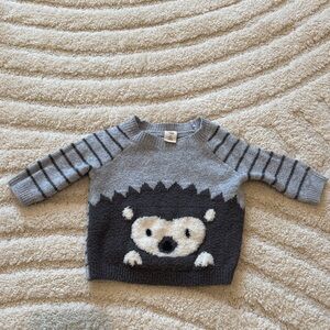 Tucker + Tate Gray and Black Bear Sweater
